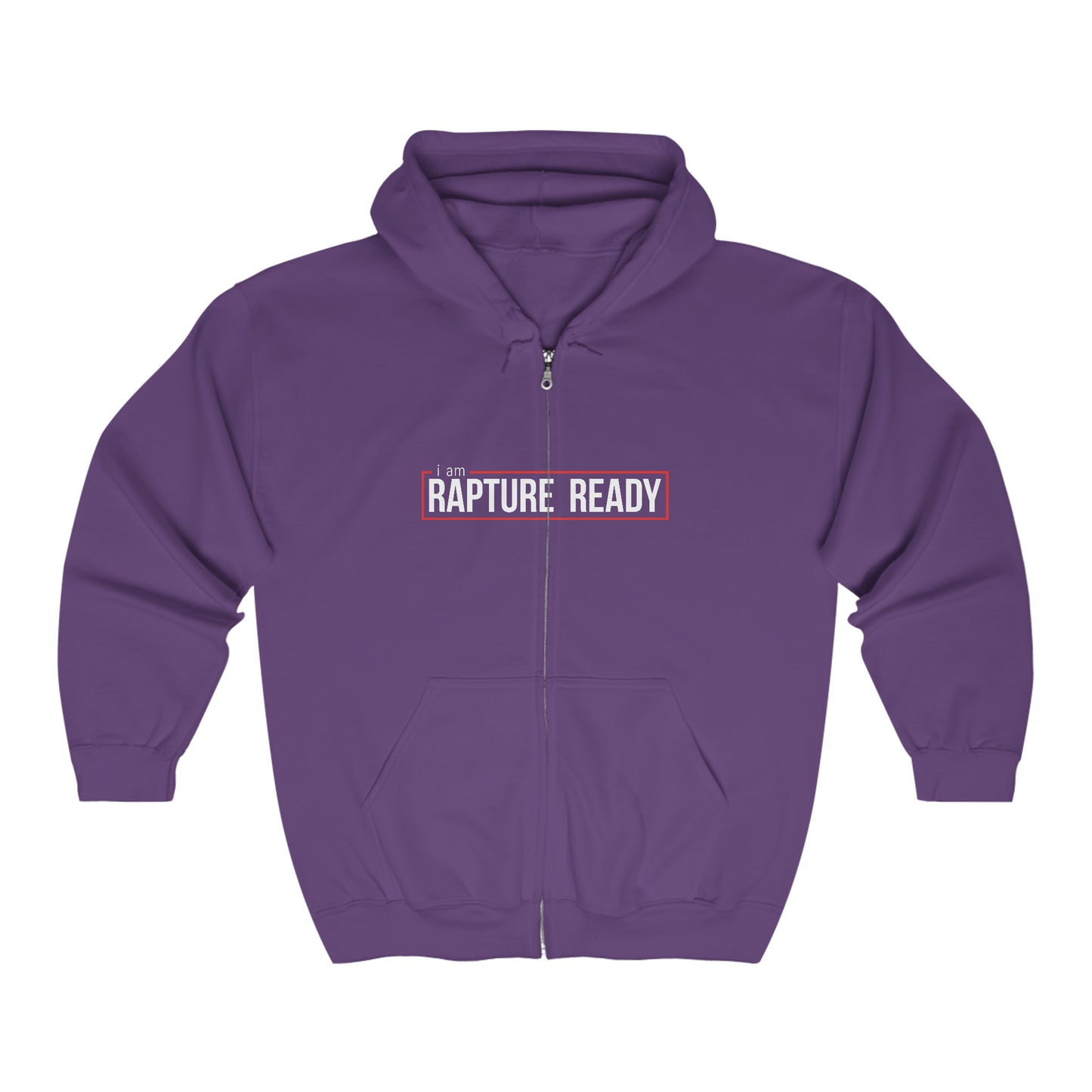 I Am Rapture Ready Unisex Heavy Blend™ Full Zip Hooded