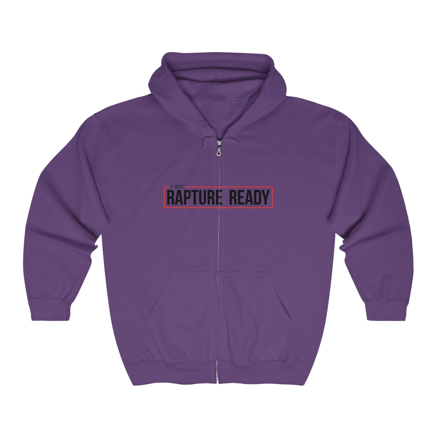 I Am Rapture Ready Unisex Heavy Blend™ Full Zip Hooded
