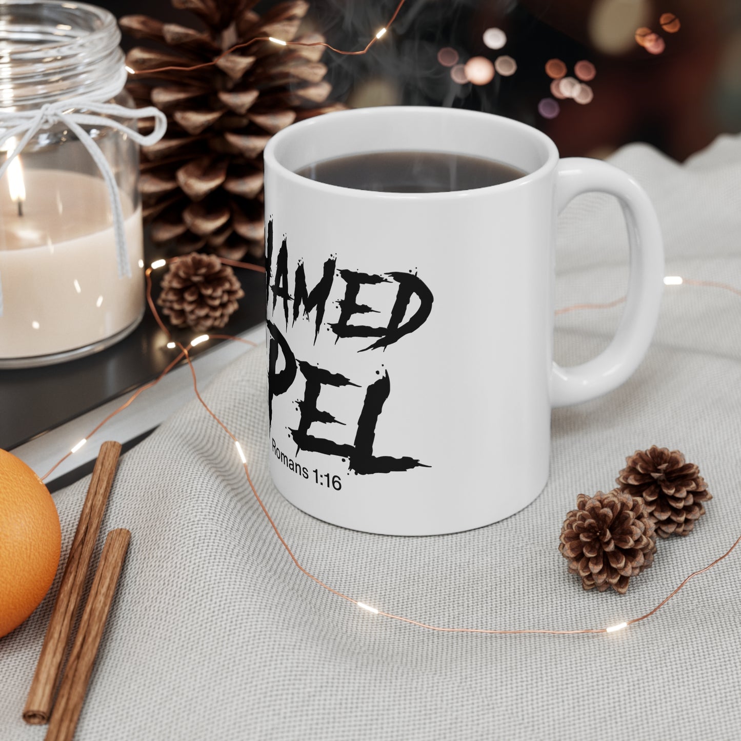 Unashamed of The Gospel 11oz White Mug
