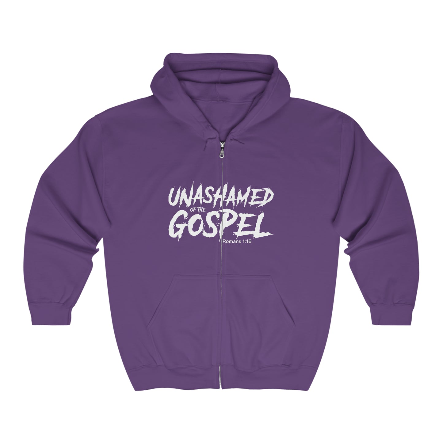 Unashamed of The Gospel Unisex Heavy Blend™ Full Zip Hooded