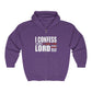 I Confess I Love The Lord Unisex Heavy Blend™ Full Zip Hooded