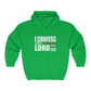 I Confess I Love The Lord Unisex Heavy Blend™ Full Zip Hooded