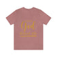 Grateful God Restored Me Unisex Jersey Short Sleeve Tee
