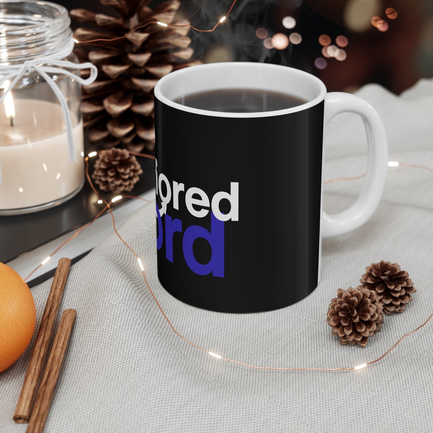 Anchored In The Lord 11oz White Mug