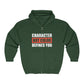 Character Not Color Defines You Unisex Heavy Blend™ Full Zip Hooded