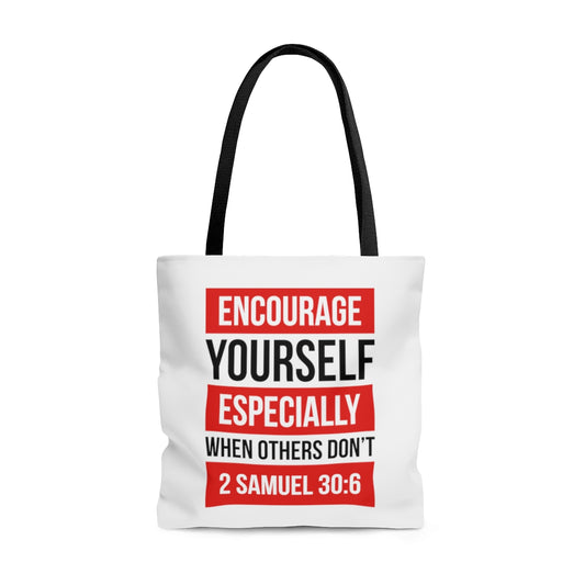 Encourage Yourself AOP Tote Bag