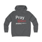 Pray Believe Anticipate Girlie College Hoodie
