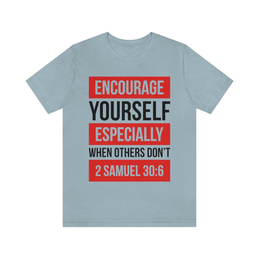 Encourage Yourself Unisex Jersey Short Sleeve Tee