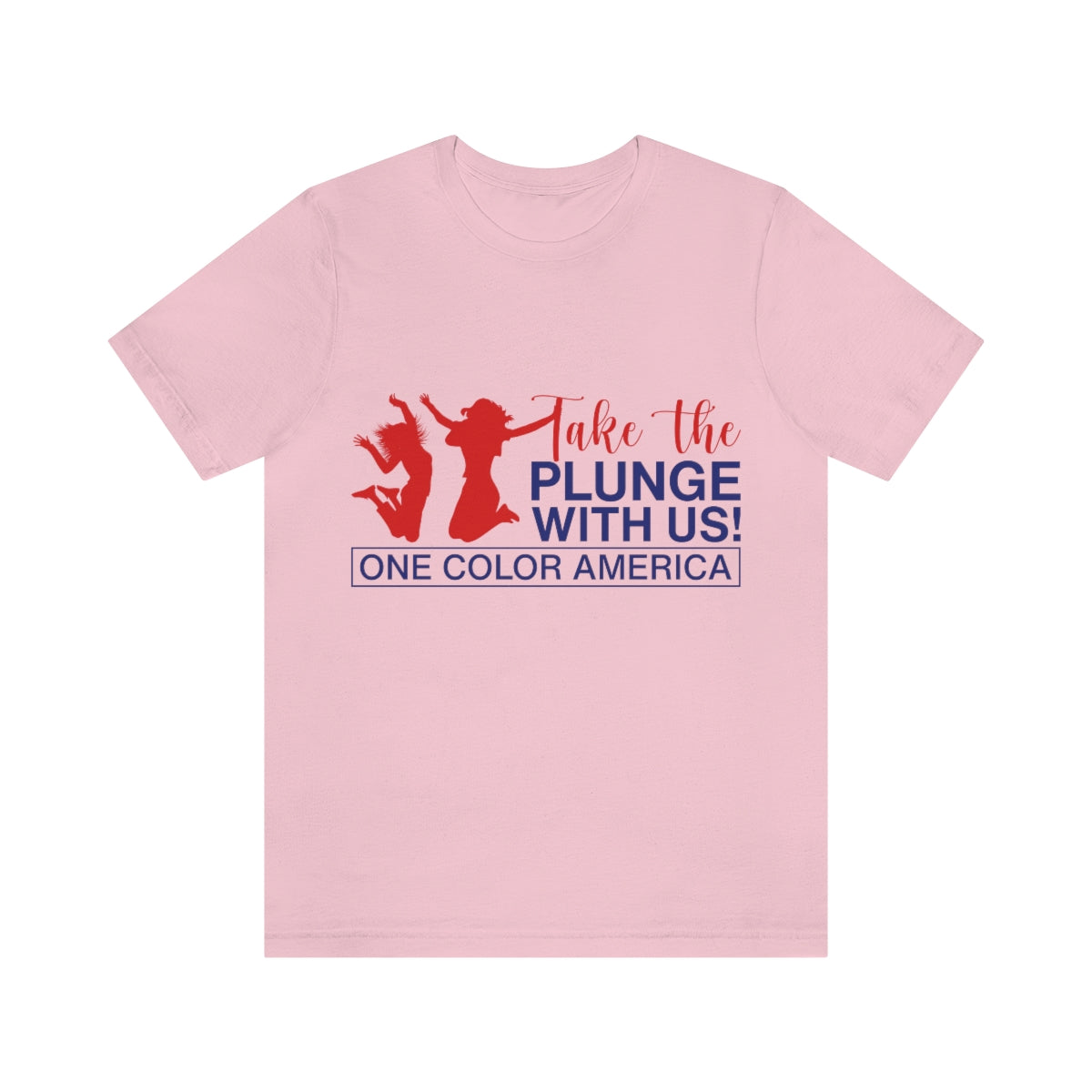 Take The Plunge With Us Unisex Jersey Short Sleeve Tee
