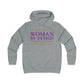 I Am A Women By Design Psalms Girlie College Hoodie