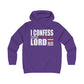 I Confess I Love The Lord Girlie College Hoodie