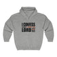 I Confess I Love The Lord Unisex Heavy Blend™ Full Zip Hooded