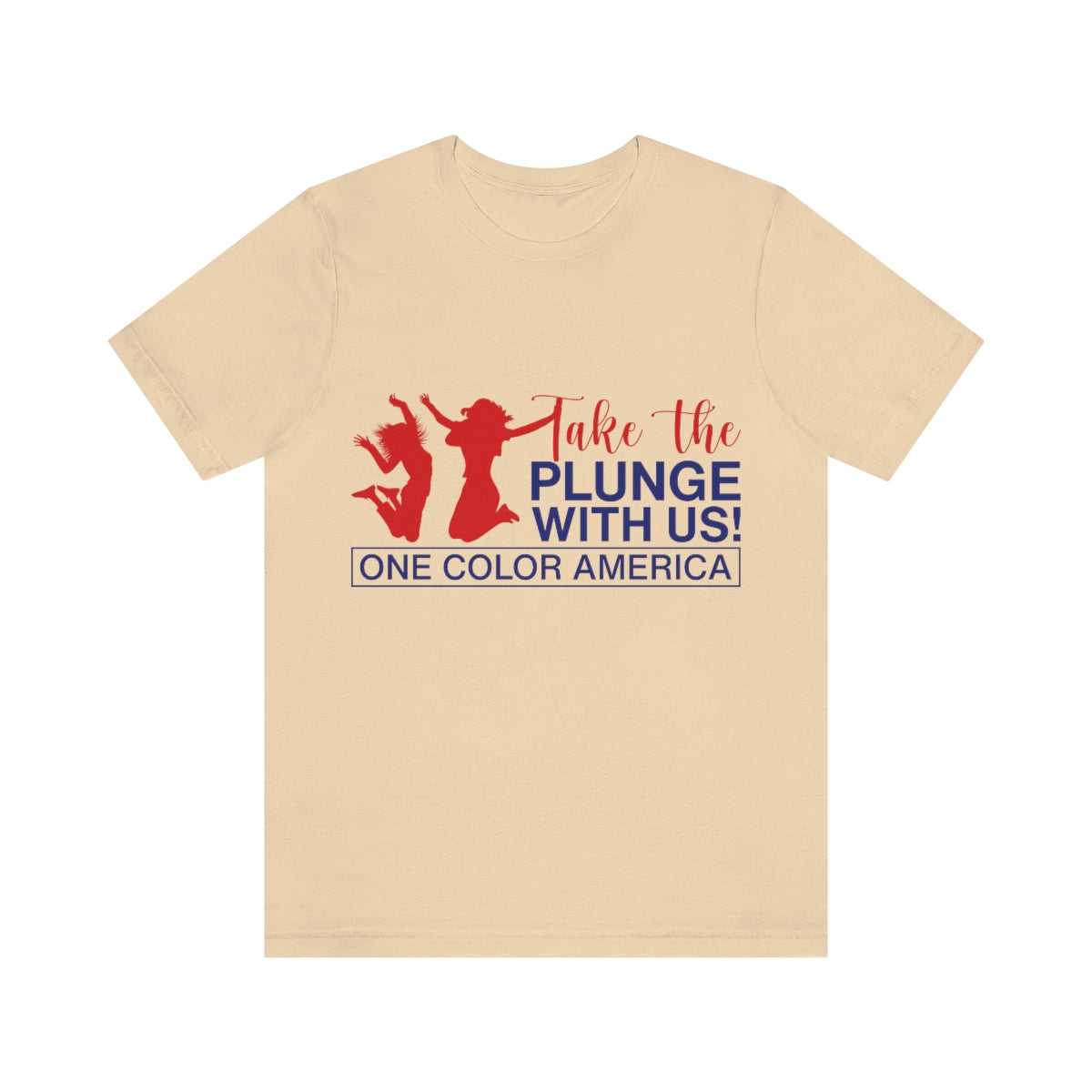 Take The Plunge With Us Unisex Jersey Short Sleeve Tee