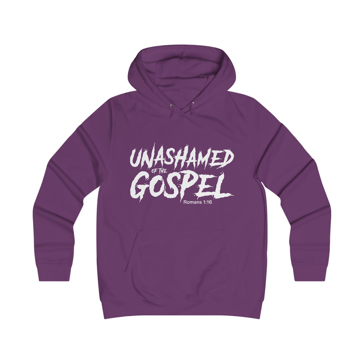 Unashamed of The Gospel Girlie College Hoodie