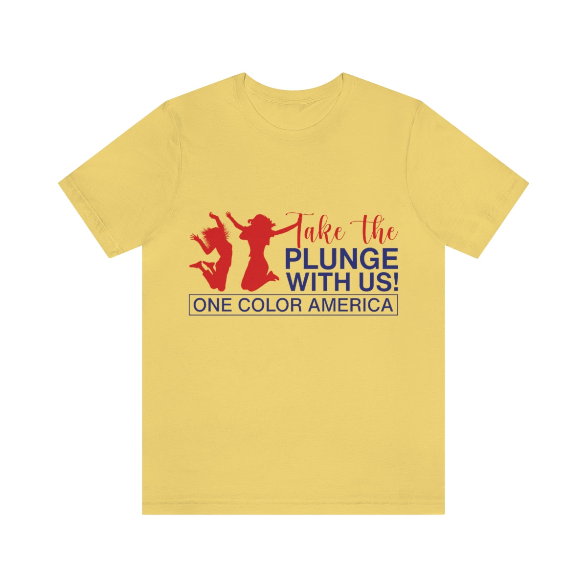 Take The Plunge With Us Unisex Jersey Short Sleeve Tee