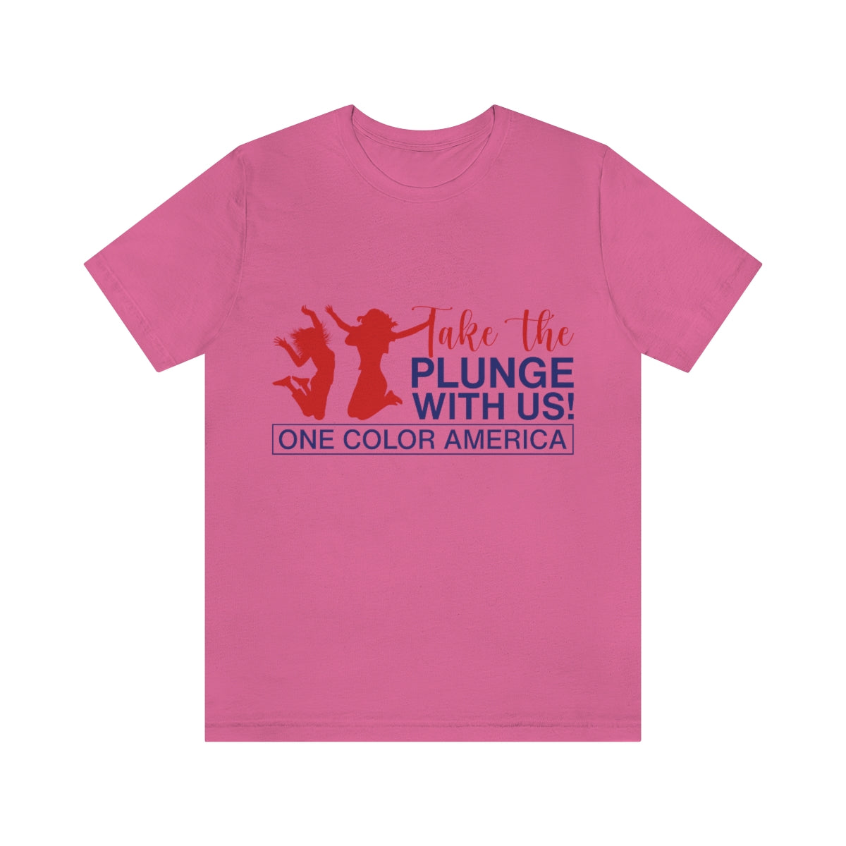 Take The Plunge With Us Unisex Jersey Short Sleeve Tee