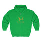 Grateful God Restored Me Unisex Heavy Blend™ Full Zip Hooded