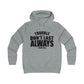Trouble Don't Last Always Girlie College Hoodie
