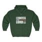 I Confess I Love The Lord Unisex Heavy Blend™ Full Zip Hooded
