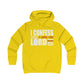 I Confess I Love The Lord Girlie College Hoodie