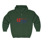 Take The Plunge With Us Unisex Heavy Blend™ Full Zip Hooded