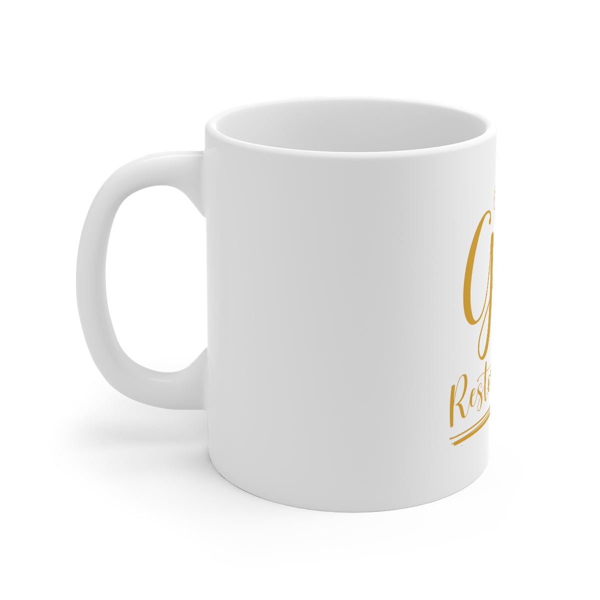 Grateful God Restored Me 11oz White Mug