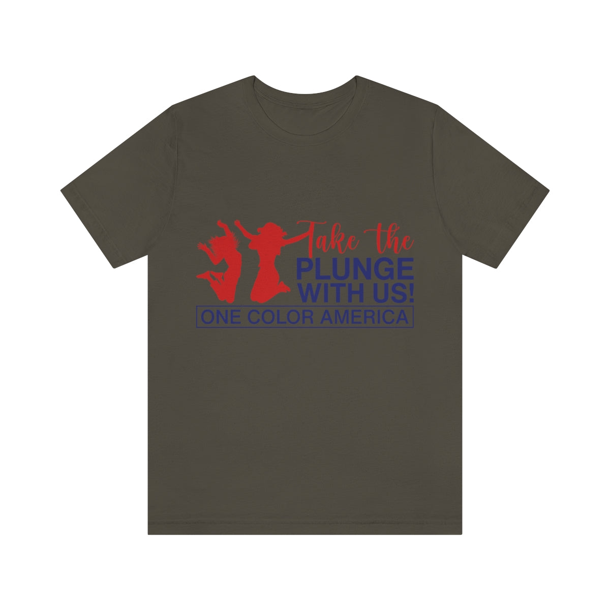 Take The Plunge With Us Unisex Jersey Short Sleeve Tee