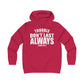 Trouble Don't Last Always Girlie College Hoodie