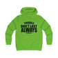 Trouble Don't Last Always Girlie College Hoodie