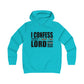 I Confess I Love The Lord Girlie College Hoodie
