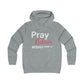 Pray Believe Anticipate Girlie College Hoodie