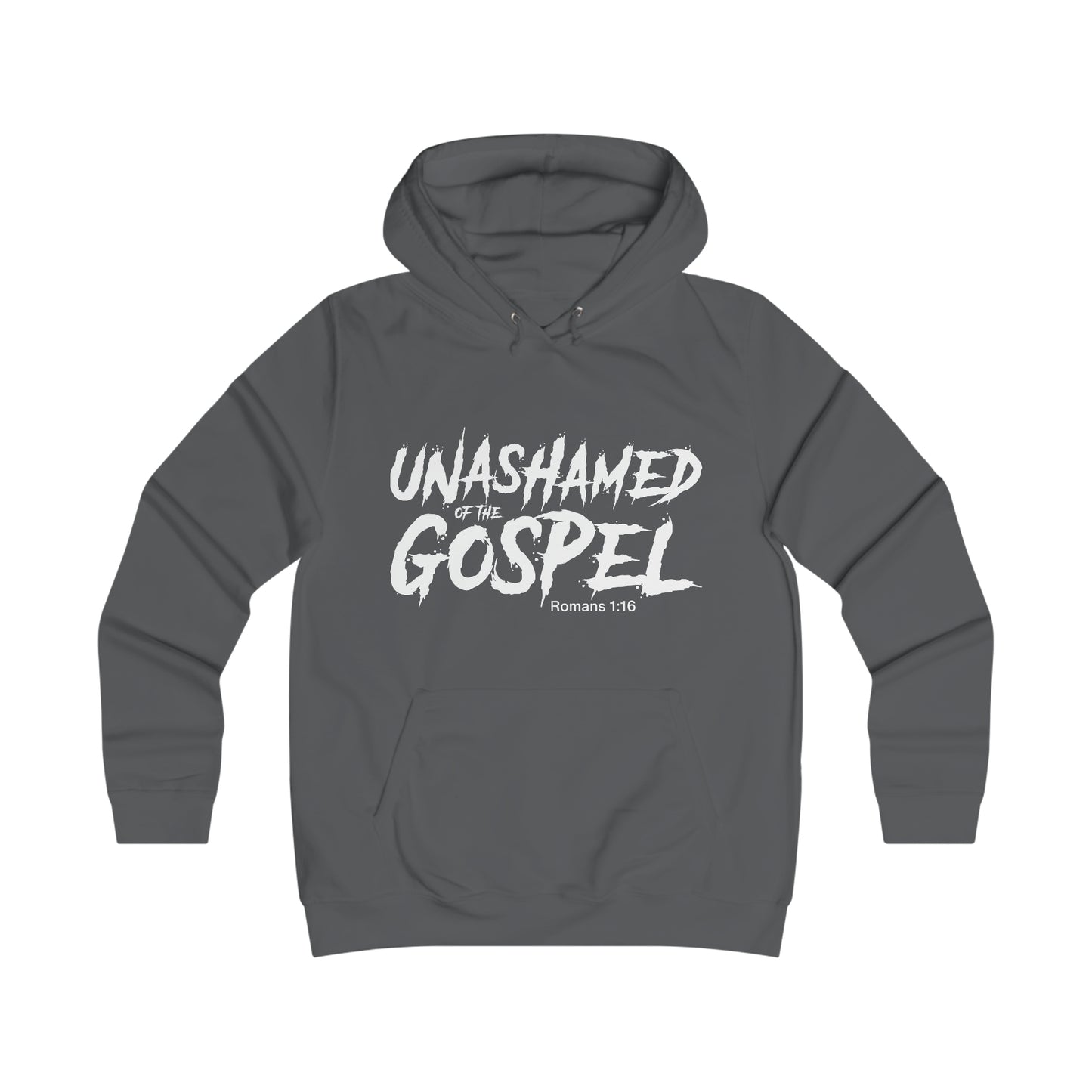 Unashamed of The Gospel Girlie College Hoodie