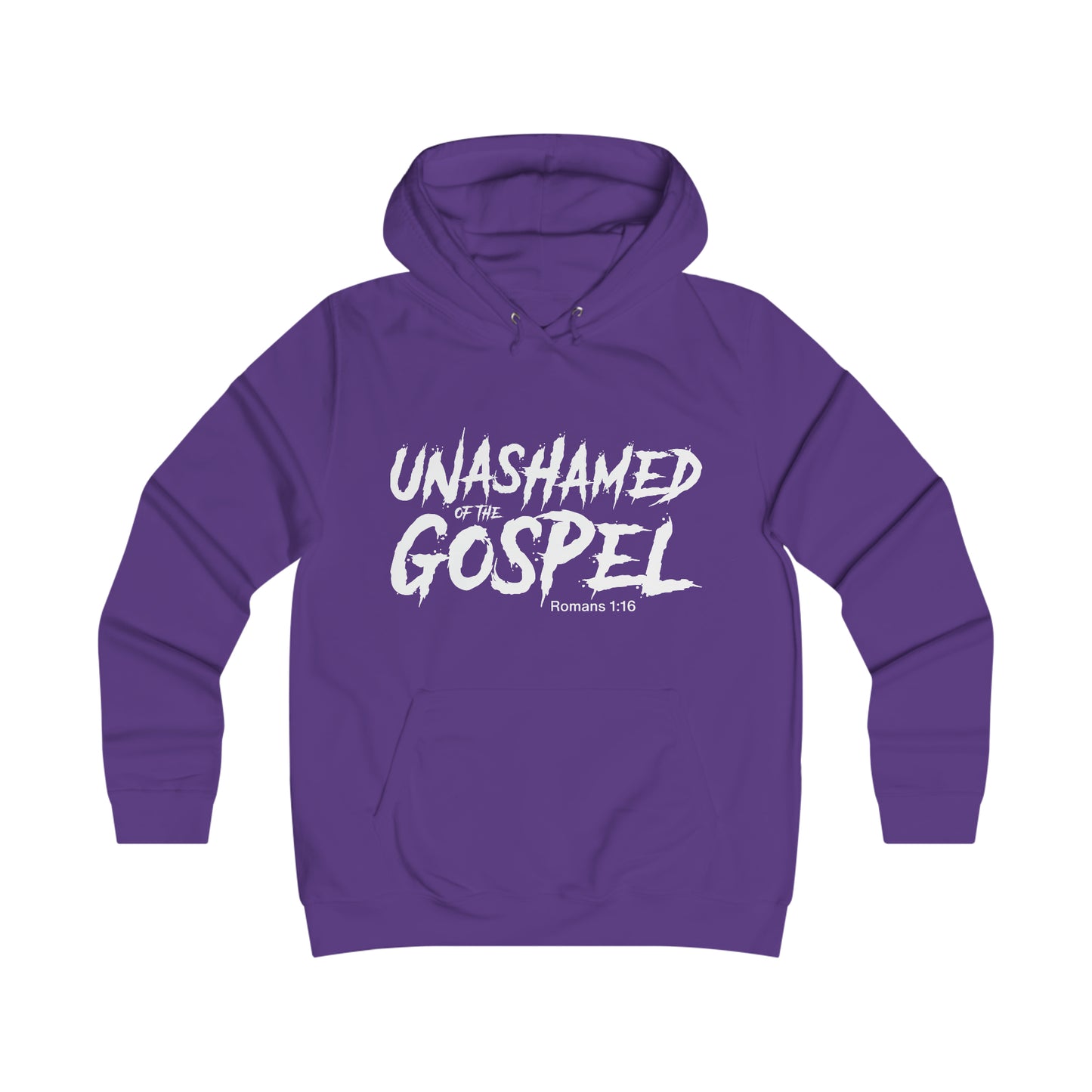 Unashamed of The Gospel Girlie College Hoodie