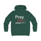 Pray Believe Anticipate Girlie College Hoodie