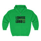 I Confess I Love The Lord Unisex Heavy Blend™ Full Zip Hooded