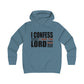 I Confess I Love The Lord Girlie College Hoodie